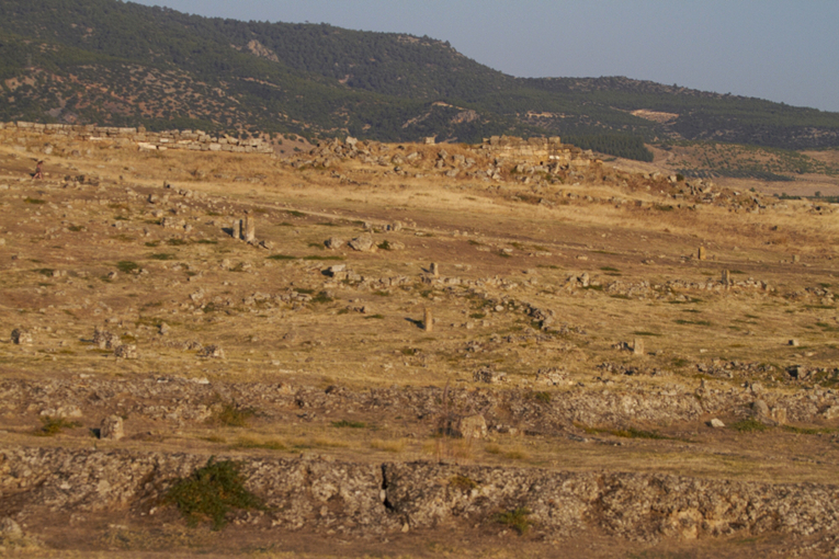 Vyprahl krajina u Hierapolis